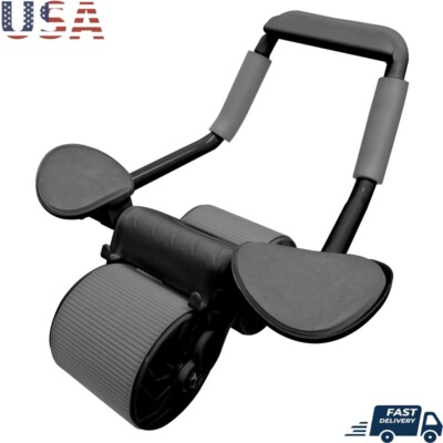 Plank Abdominal Roller Wheel Core Strength Trainer Portable Fitness Tool Home US