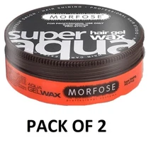 MORFOSE Super Shining PRO-Style Aqua Gel Wax  175 ml - PACK OF 2