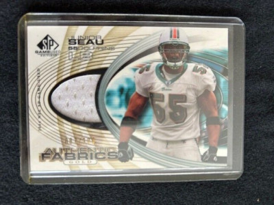 Junior Seau /100  Certified Game Used Jersey  Card  (Inventory #B)