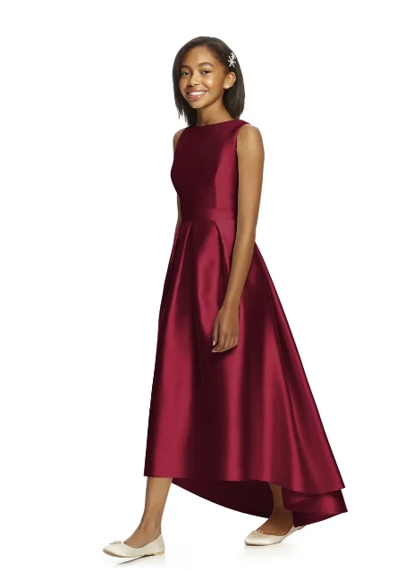 Burgundy junior bridesmaid dresses sale