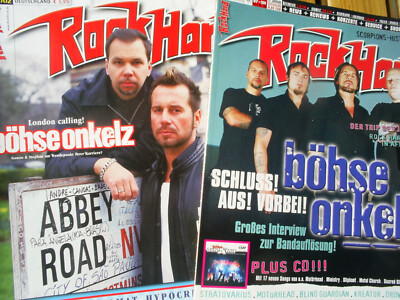 2 x ROCK HARD HEFTE mit Titelstory BÖHSE ONKELZ RAR