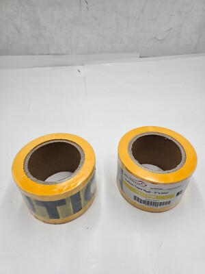 Qty 2 Safe Handler Caution Tape Roll 3'' x 300'   BLSH-CT300-Y  Polyethylene