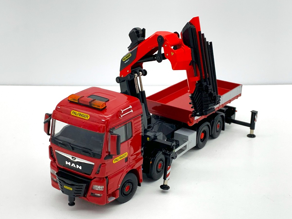 MAN TGX XLX facelift 8x2 palfinger crane PK1650TEC +jib, WSI truck