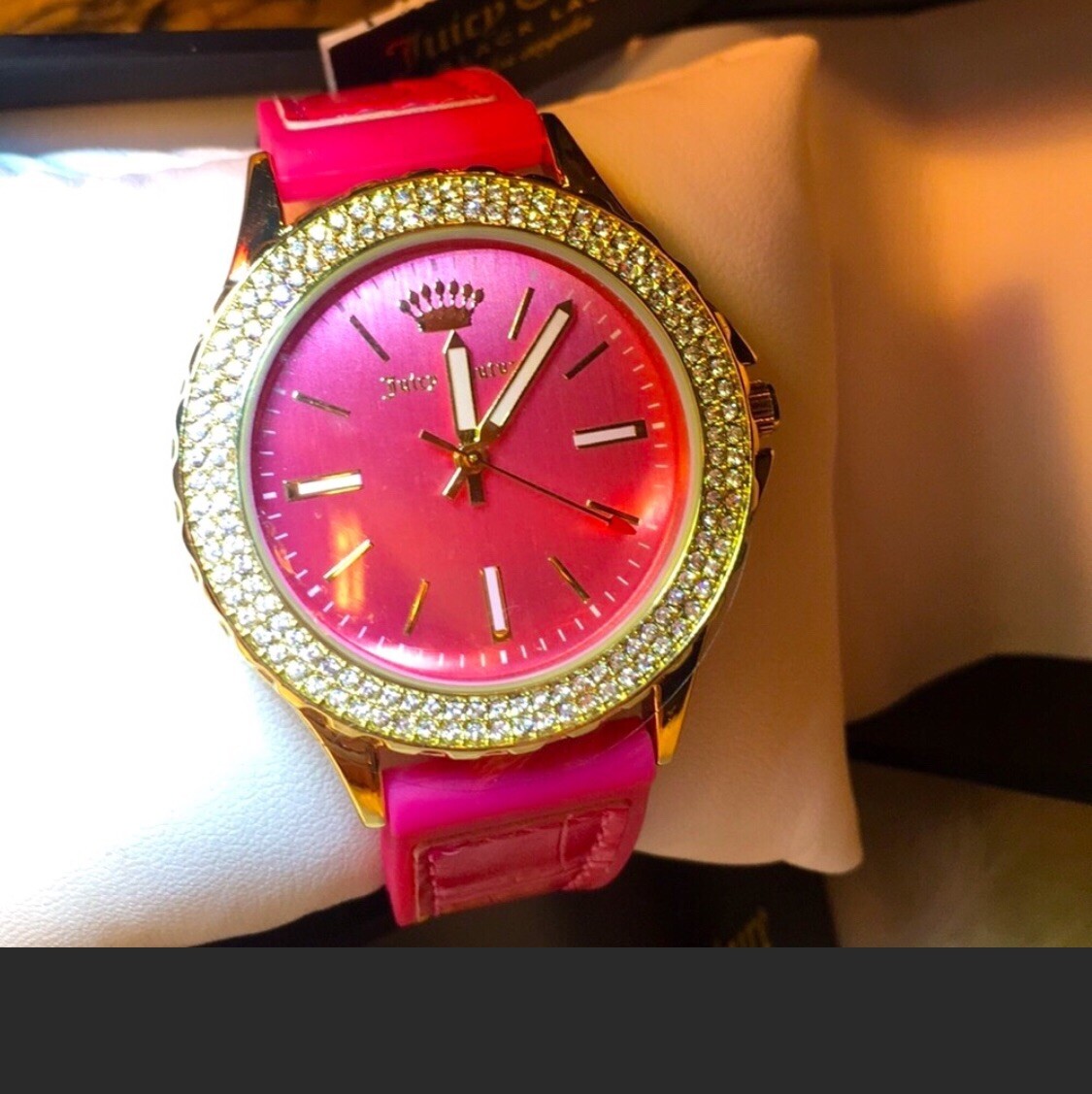 ?Juicy ℂ??????® Black Label Wrist Watch In Pink And  display picture 3