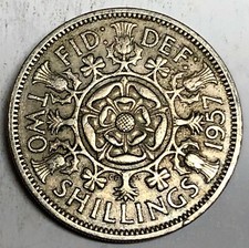 # C5173     GREAT BRITAIN     COIN,    FLORIN    1957