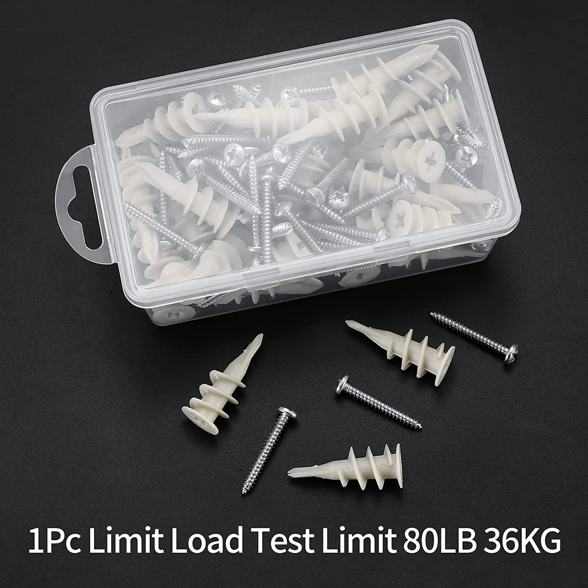 Drywall Screws 100PCS #8 And Screws Kit, 50 Plastic