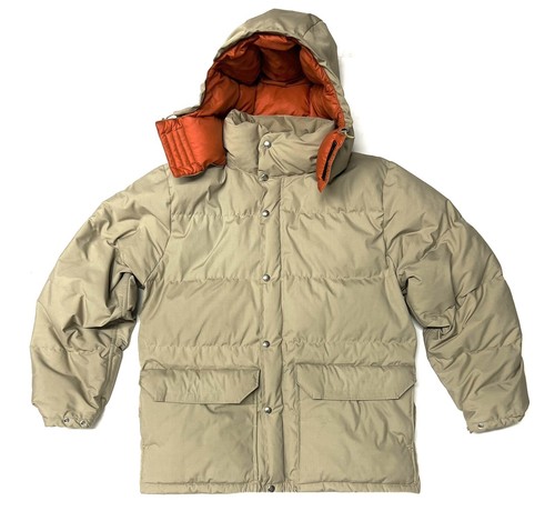 Vintage TNF THE NORTH FACE Down Puffer Parka Jacket HOOD 70s 80s Tan XLARGE EUC | eBay