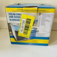 Polar Chill Air Cooler w/Built-In Humidifier Personal Air Conditioner LED Lights
