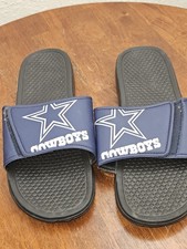 Dallas Cowboys NFL Sport Legacy Sandals Men  s XL Fits US 13  14 Pre-Owned