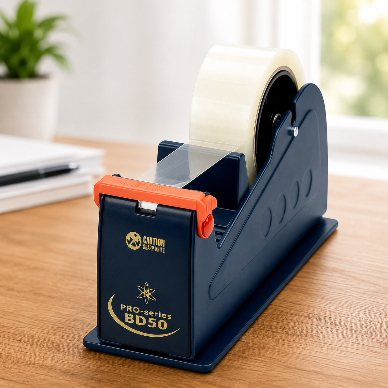 PRO-Series BD50 Desktop Packaging Tape Dispenser Metal Blade 75mm Core