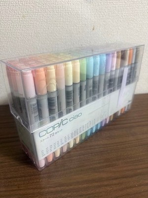 Copic Sketch Ciao Multiliner Markers Mixed Set 72 Pieces Multicolor Anime Manga