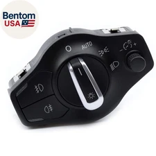 Chrome AUTO Headlight Fog Light Switch Control Replacement for Audi A4 Allroad Q