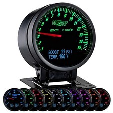 3in1 Analog 1500f Pyrometer Exhaust Temp Egt Gauge Kit With Digital 60 Psi