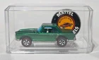 Redline Hot Wheels 1969 Green Mercedes Benz 280sl White Interior W/Button & Case
