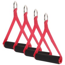 4pcs Fitness Handles Resistance Band Cable Machine Attachment Workout Strap