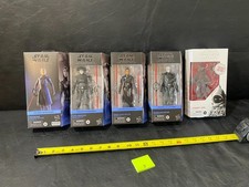 Star Wars Black Series action figures lot Inq...