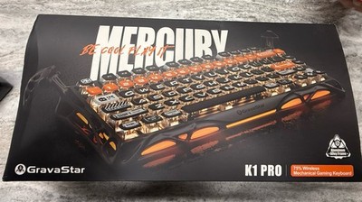 GravaStar Mercury K1 Pro Wireless Mechanical Gaming Keyboard, 75% L... Fast Ship