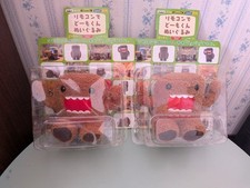 Domo-kun Plush Toy with Remote Control Set of 2 Sitting Unused Collectible