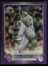 2022 Topps Chrome Update #USC31 Ethan Roberts Purple Refractor