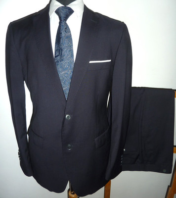 Roy Robson Blue Suit 2 Piece Reda Super 110s Wool 42 Jacket Trousers W36 L30.5