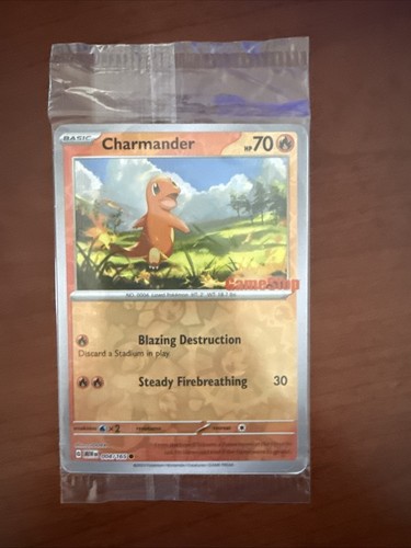Charmander 004/165 Scarlet & Violet: 151 GameStop Exclusive Promo Reverse Holo