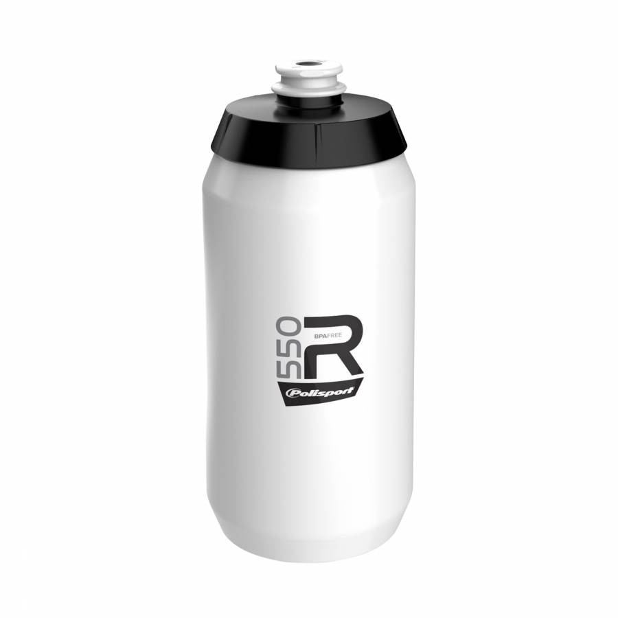 Bidone polisport r550 ultraleggero bianco 550ml