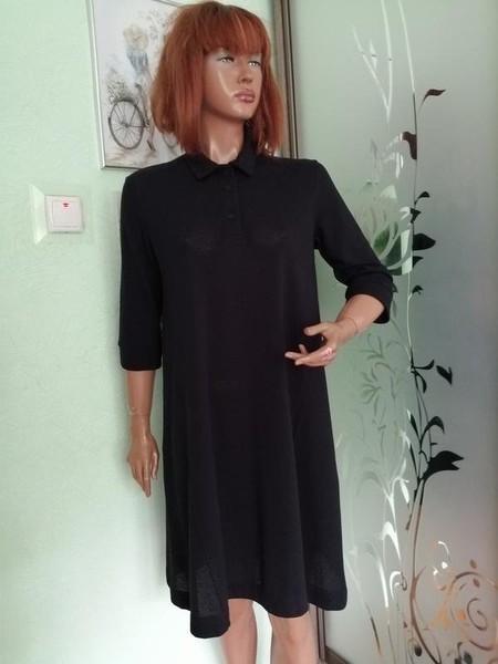 Women Sunspel Dress Black Cotton 38 / M / 46