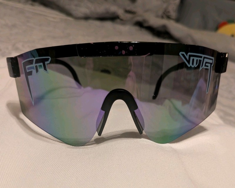Pit Viper The Midnight Original 2.0/HDPV Polarized Purple Lens WIDE NIB