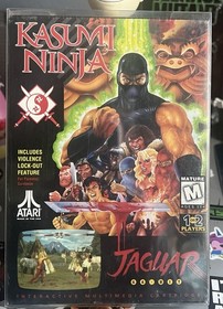 Kasumi Ninja (Atari Jaguar, 1994) Complete CIB w/ Manual & Protector Case