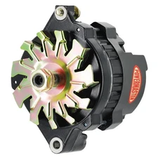 Powermaster 8066 Alternator, Race, Black, 100 Amp, 16v, GM CS121, Each