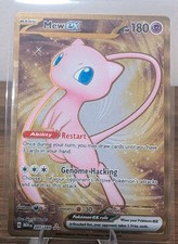 Carta Mew ex 205/165 Metallo Oro Pokemon 151 Collezione Ultra Premium UPC NM
