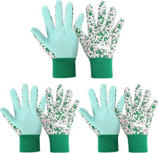 Floral Gardening Gloves for Women/Ladies, Non-Slip Garden Work Gloves