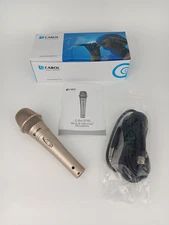 CAROL E dur-916S Golden XLR Wired Vocal Microphone Dynamic Supercardioid Mic