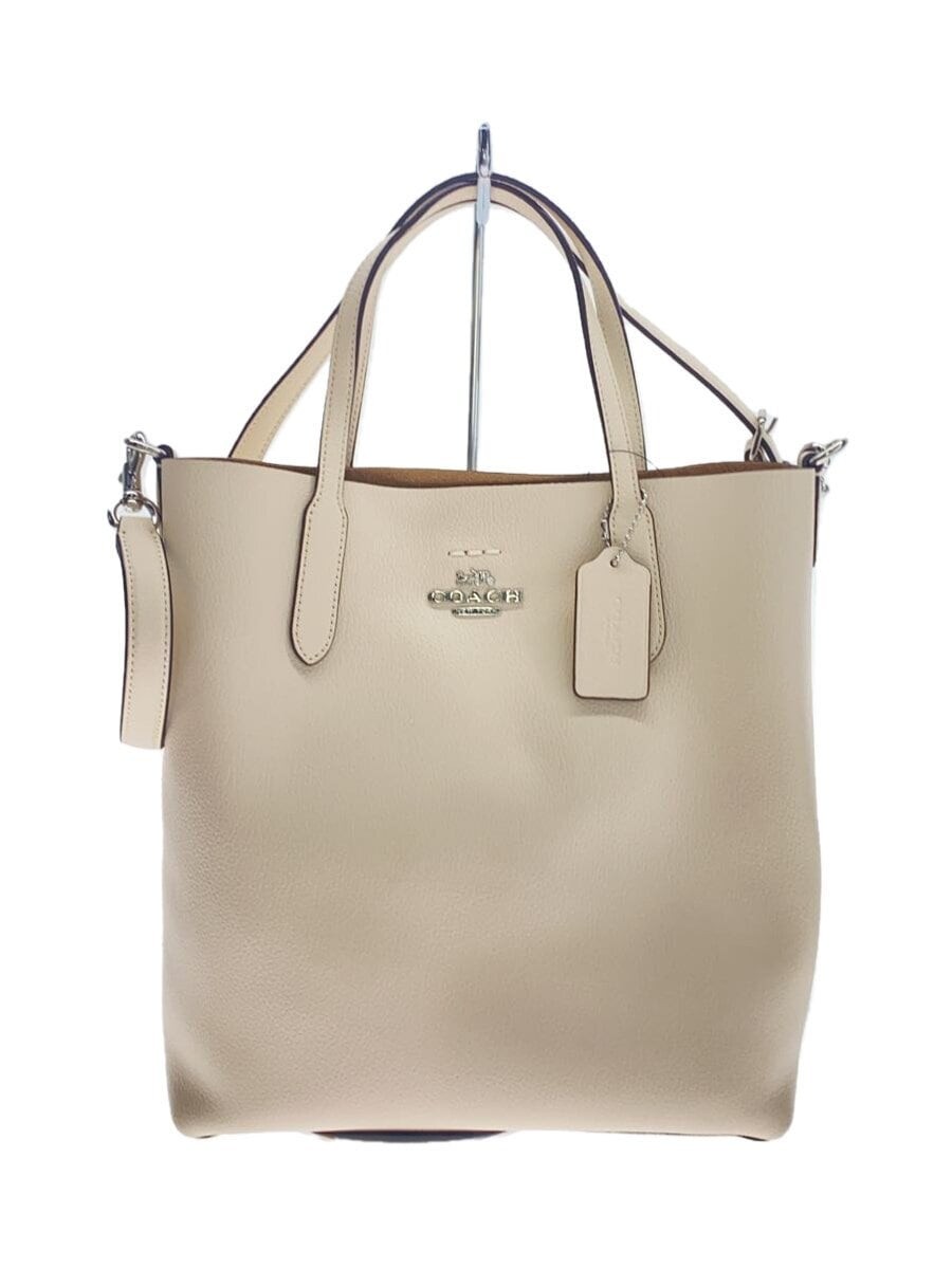 Auth Coach Small Thea Tote in White Leather CP036 F/S 424726