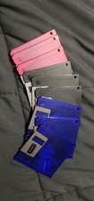 9 Staples 3.5in Floppy Disks Multi Color Floppy Disks
