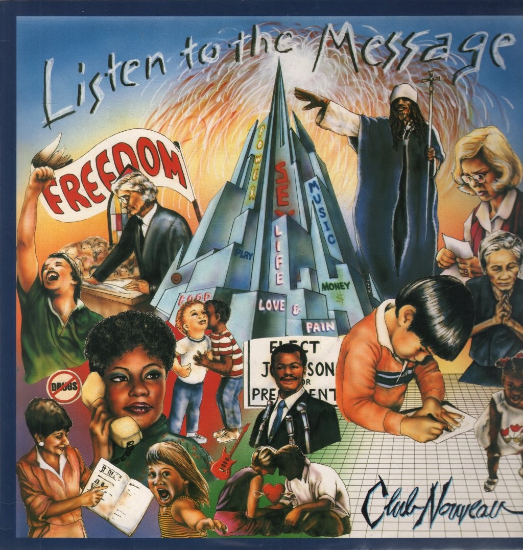 Club Nouveau Listen To the Message LP vinyl Europe Warner Bros. 1988 LP. promo