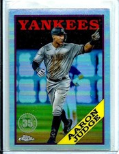 Aaron Judge 2023 Topps Silver Chrome 1988 Baseball # 88BC-1 Yankees MVP 2 TIME