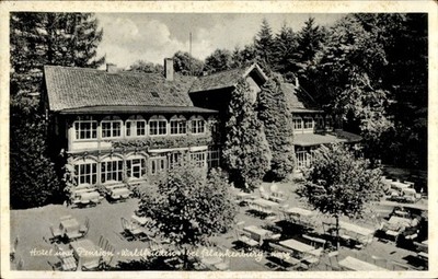 Postcard Blankenburg am Harz, hotel and pension Waldfrieden, trees,... - 4919044