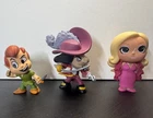 2014 funko mini peter pan, captain hook, 2016 Barbie