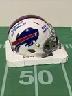 Josh Allen Buffalo Bills Signed 2000’s Style Mini Helmet Inscribed. Beckett COA