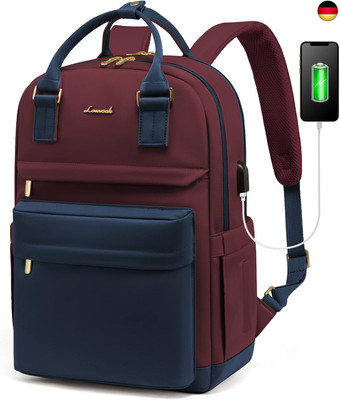 LOVEVOOK Laptop Rucksack Damen, 15,6 Zoll Schulrucksack Mädchen mit Laptopfach, 