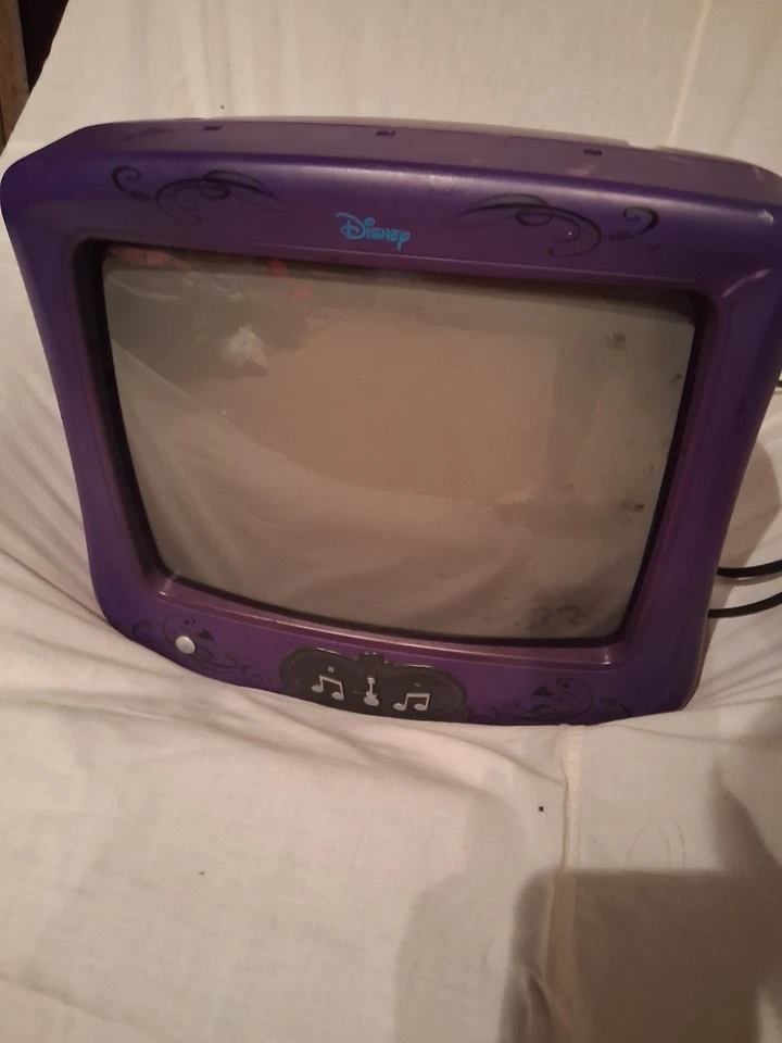 Disney Hannah Montana TV 13" CRT RETRO Vintage Missing Remote And Top Crown - Image 4 of 4