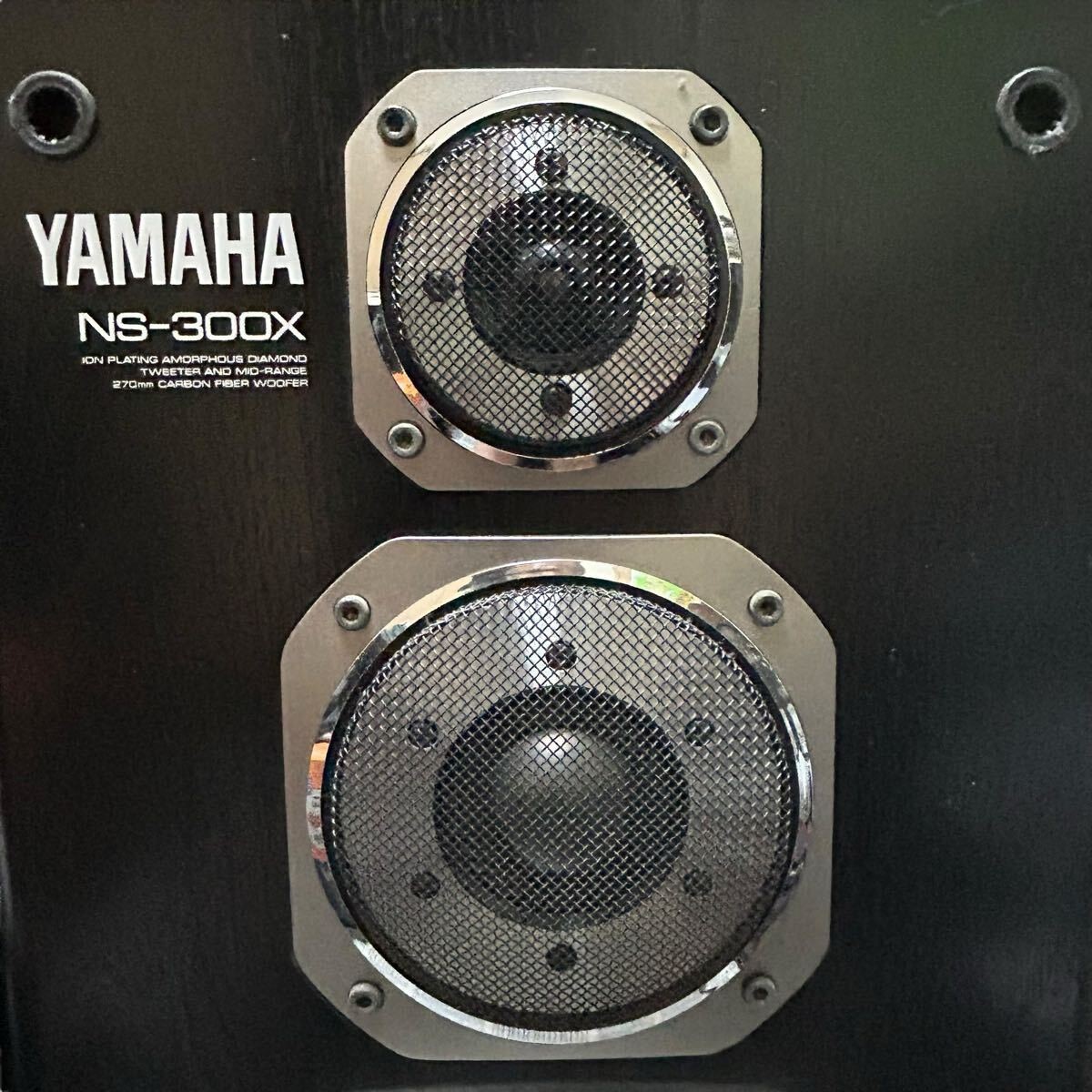 Yamaha NS-300X 3-Way Loudspeaker System Pair w/ Stand Tested Japan