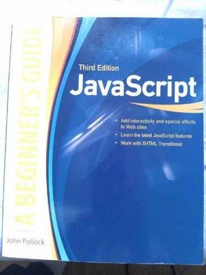 JavaScript, A Beginner's Guide, Third - Paperback, by Pollock John - Very Good