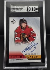 15-16 SP Authentic Future Watch Auto Artemi Panarin #258 /999 SGC 10 New York