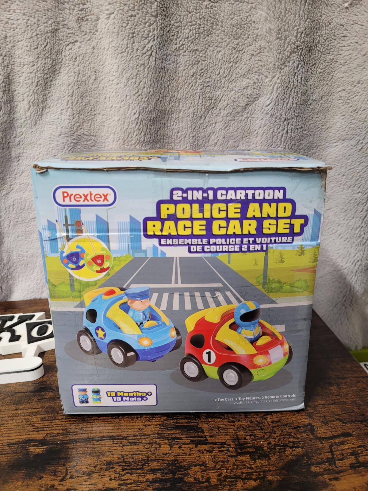 Toon Police And Race Car Set Free Shipping Lower 48 States