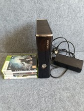 Microsoft Xbox 360 Slim 250GB  Black Console complete with one controller bundle