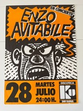 Vintage KU Club Ibiza poster &ndash; from 1987 (concert poster)