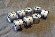 LMH 8705 Detail Part STEEL COIL Car Truck Load GALVANIZED SS 8 Coils 60" x 7' HO