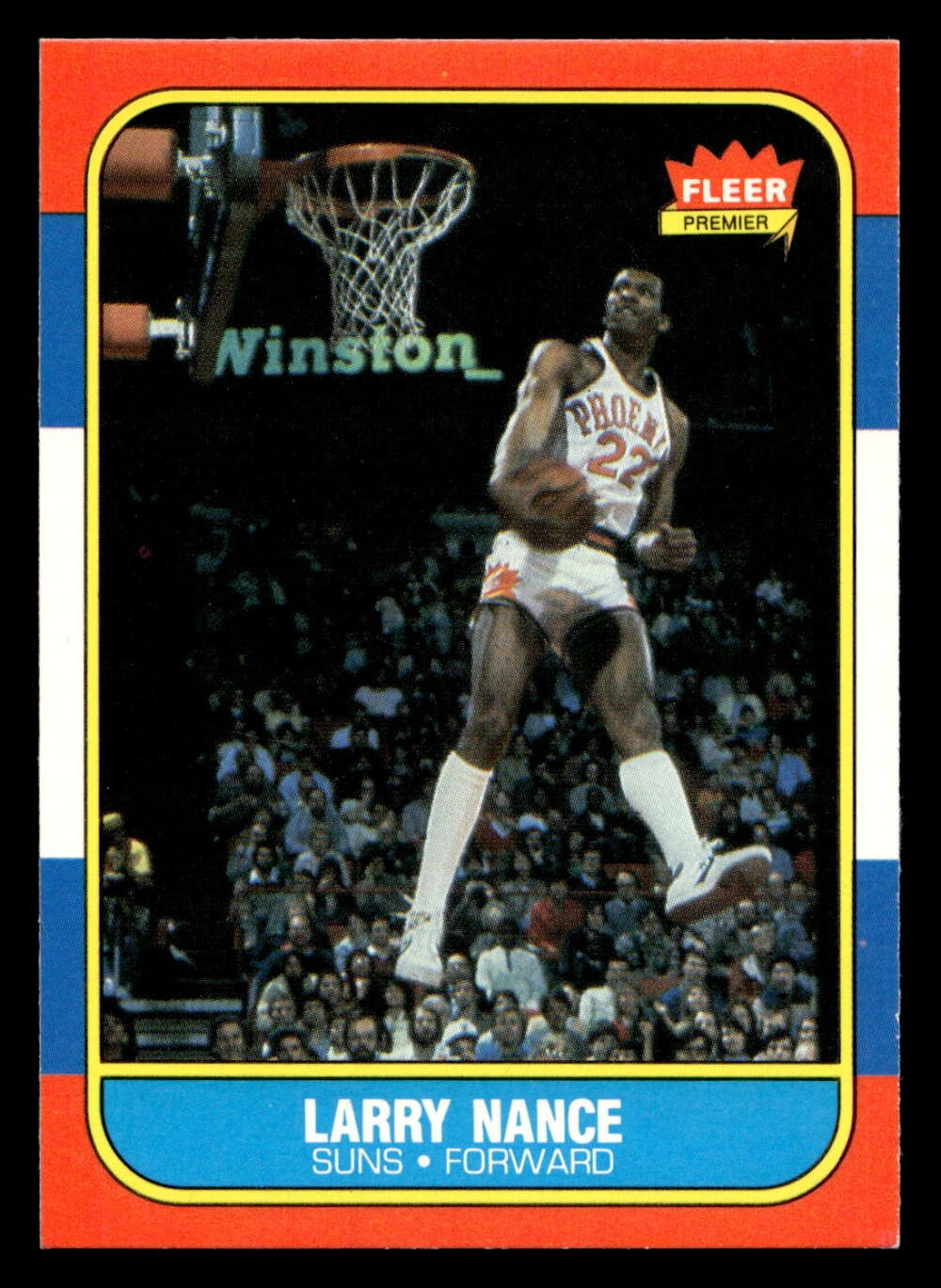 1986-87 Fleer #78 Larry Nance Near Mint RC Rookie Suns Basketball